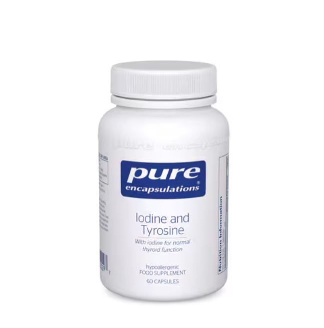 Pure Encapsulations Iodine &amp; Tyrosine 60 Capsules