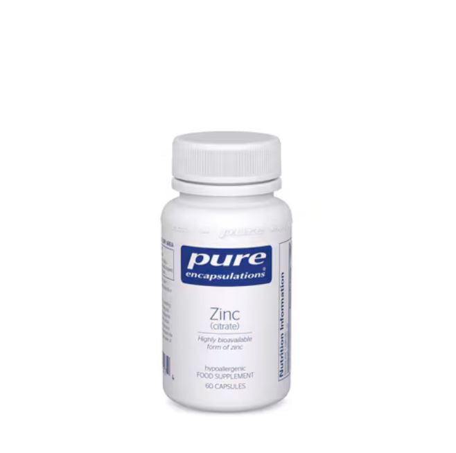 Pure Encapsulations Zinc (Citrate) 60 Capsules