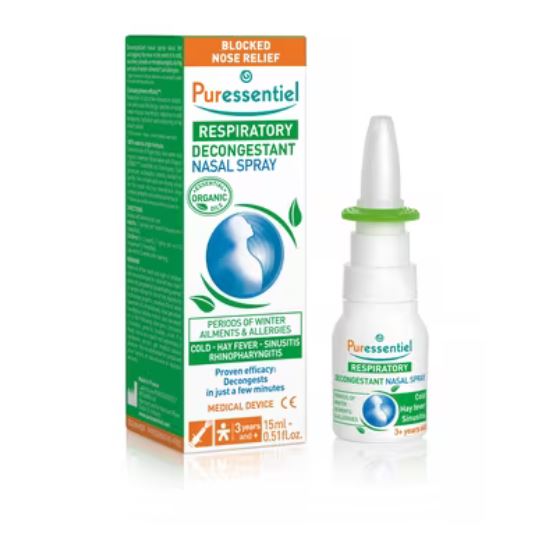 Puressentiel Respiratory Decongestant Nasal Spray 15ml