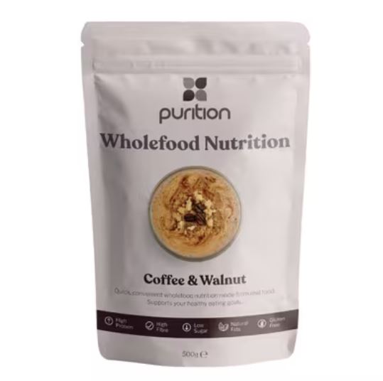 Purition Wholefood Nutrition Coffee &amp; Walnut 500g