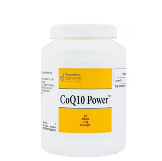 Researched Nutritionals CoQ10 Power 60 Softgels