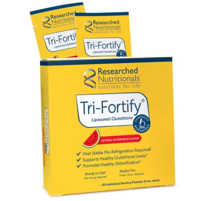 Researched Nutritionals Tri-Fortify® Watermelon Liposomal Glutathione 20 Satchets