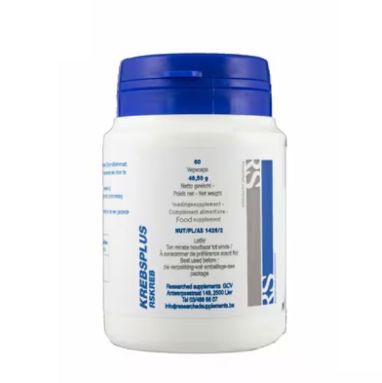 Researched Supplements Krebs Plus 60 Capsules