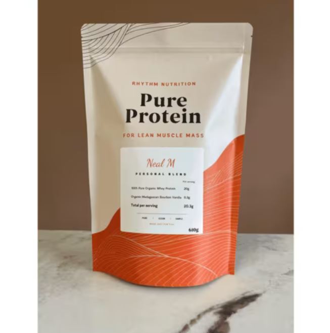 Rhythm Nutrition Pure Protein Organic Whey Protein with Vanilla 610g