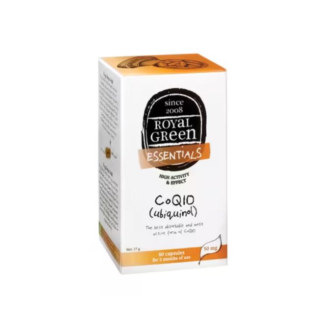 Royal Green Essentials CoQ10 (Ubiquinol) 60 Capsules