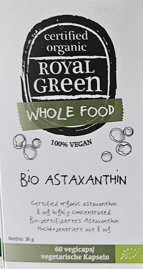 Royal Green Wholefood Bio Astaxanthin 60&