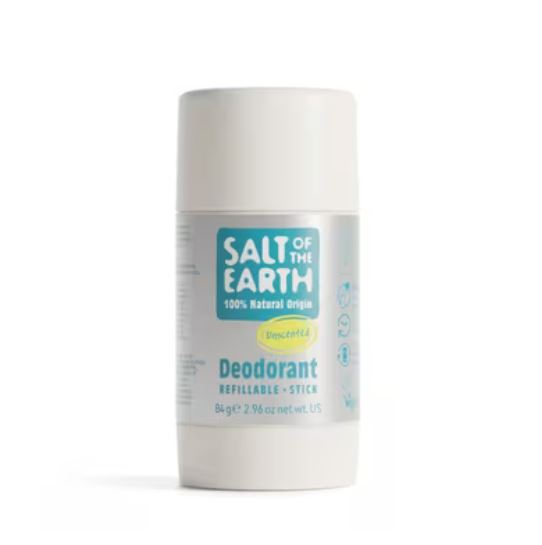 Salt of the Earth Unscented Deodorant Refillable Stick 84g