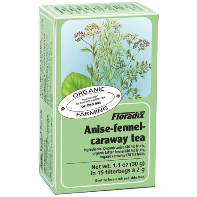 Salus Floradix Anise-Fennel-Caraway Tea 15 Teabags