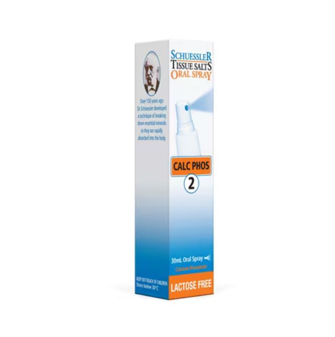 Schuessler 2 Calc Phos Oral Spray LACTOSE FREE 30ml