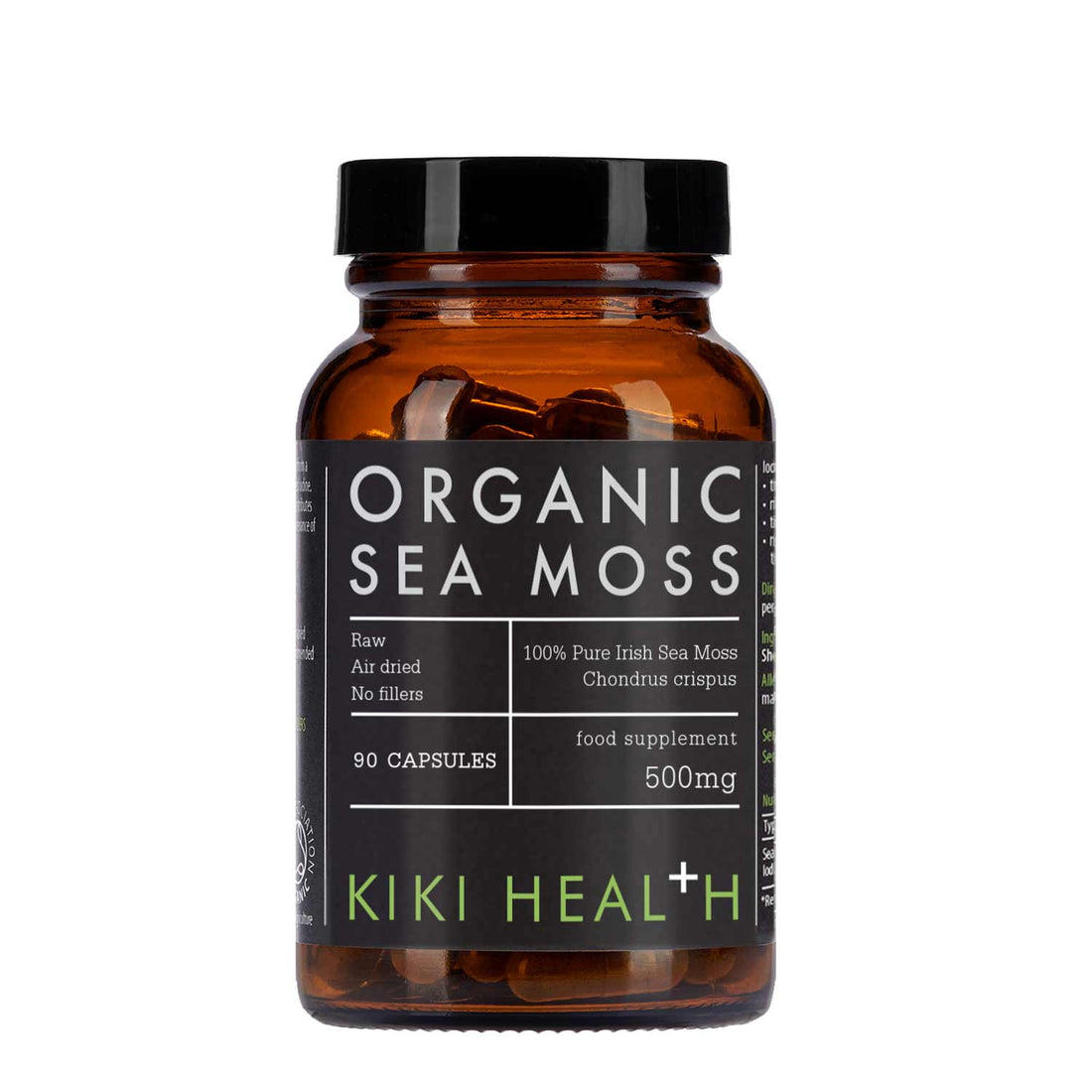 Kiki Health Organic Sea Moss 90 Capsules