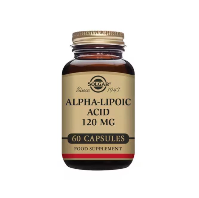 Solgar Alpha-Lipoic Acid 120mg 60 Capsules