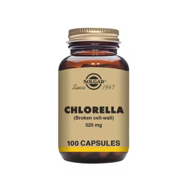 Solgar Chlorella 520mg 100 Capsules