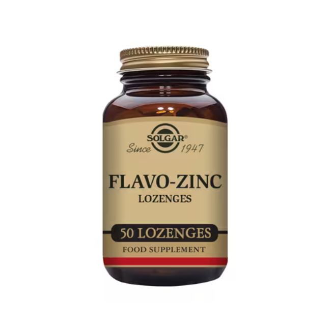 Solgar Flavo-Zinc Lozenges 50 Lozenges