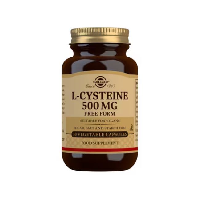 Solgar L-Cysteine 500mg 30 Capsules