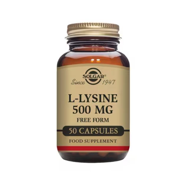 Solgar L-Lysine 500mg 50 Capsules