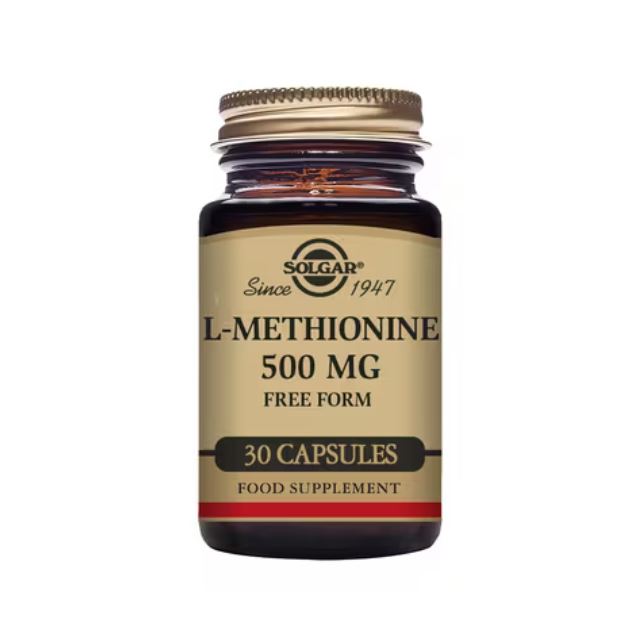 Solgar L-Methionine 500mg 30 Capsules