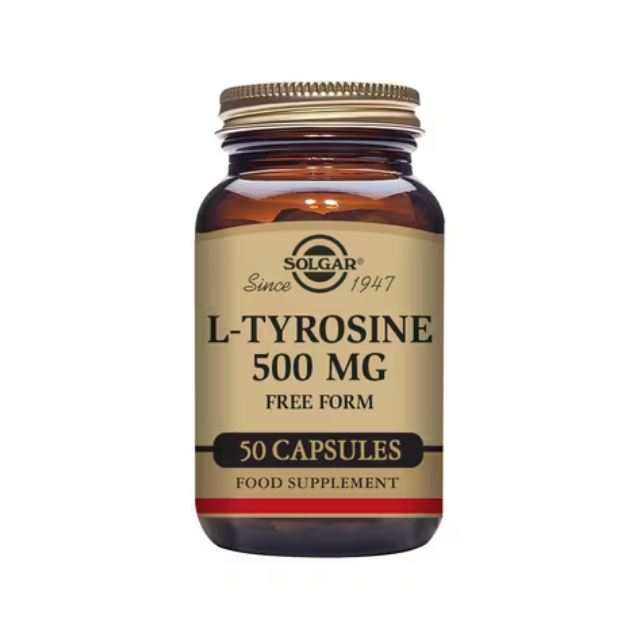 Solgar L-Tyrosine 500mg 50 Capsules