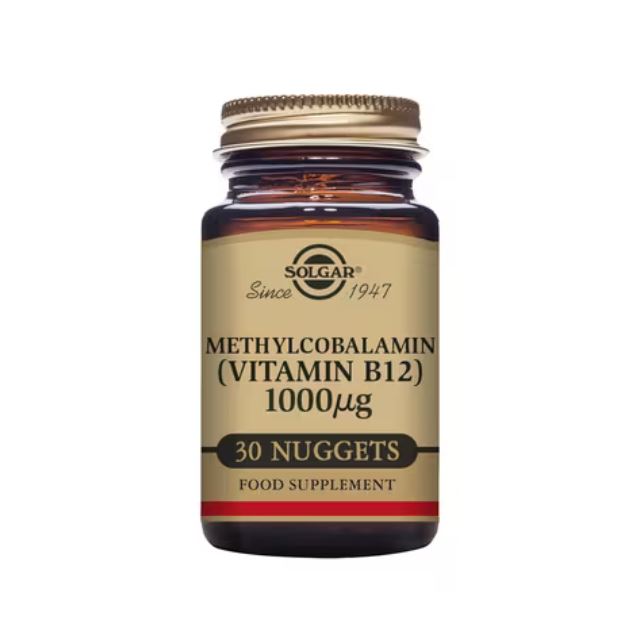 Solgar Methylcobalamin (Vitamin B12) 1000ug 30 Nuggets