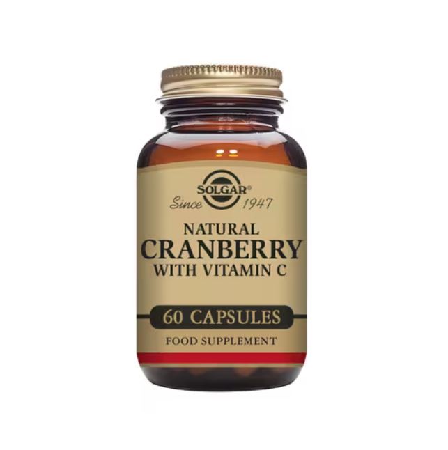Solgar Natural Cranberry with Vitamin C 60 Capsules