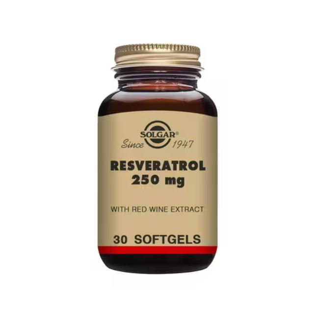 Solgar Resveratrol 250mg 30 Softgels