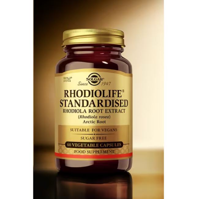 Solgar Rhodiolife Standardised Rhodiola Root Extract 60 Capsules