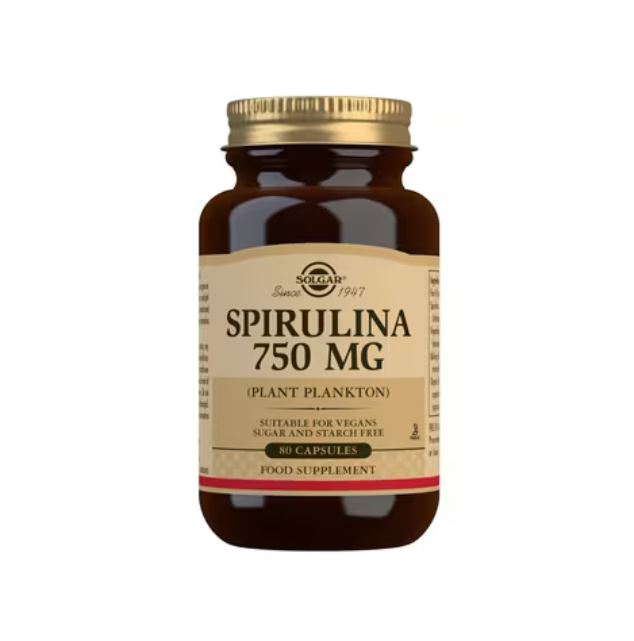 Solgar Spirulina 750mg 80 Capsules