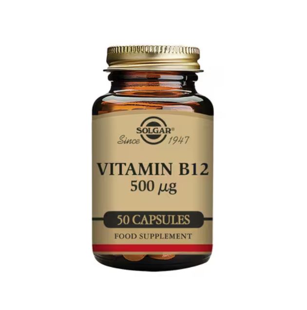 Solgar Vitamin B12 500ug 50 Capsules