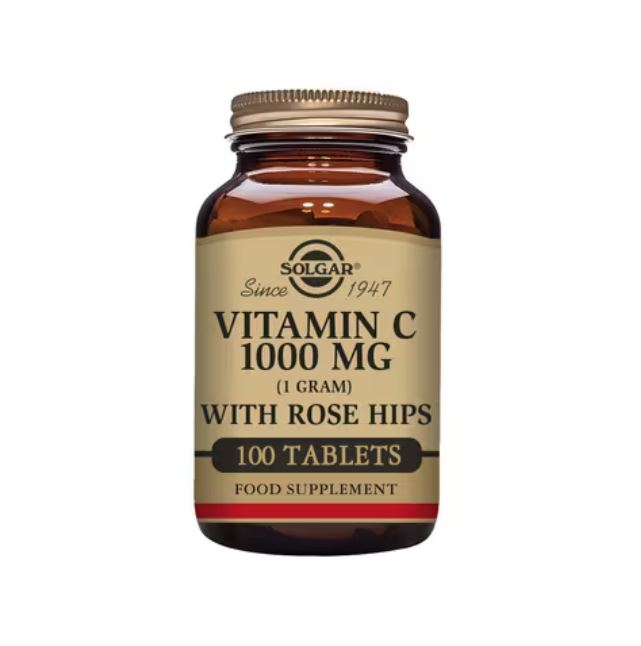 Solgar Vitamin C 1000mg with Rose Hips
