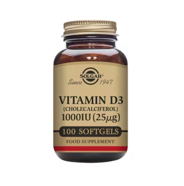 Solgar Vitamin D3 1000iu (25ug)
