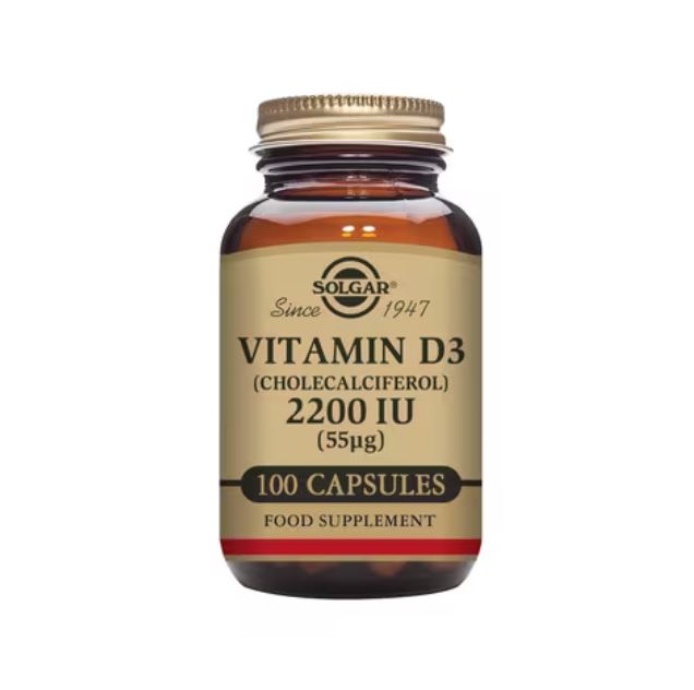Solgar Vitamin D3 (Cholecalciferol) 2200iu (55ug)