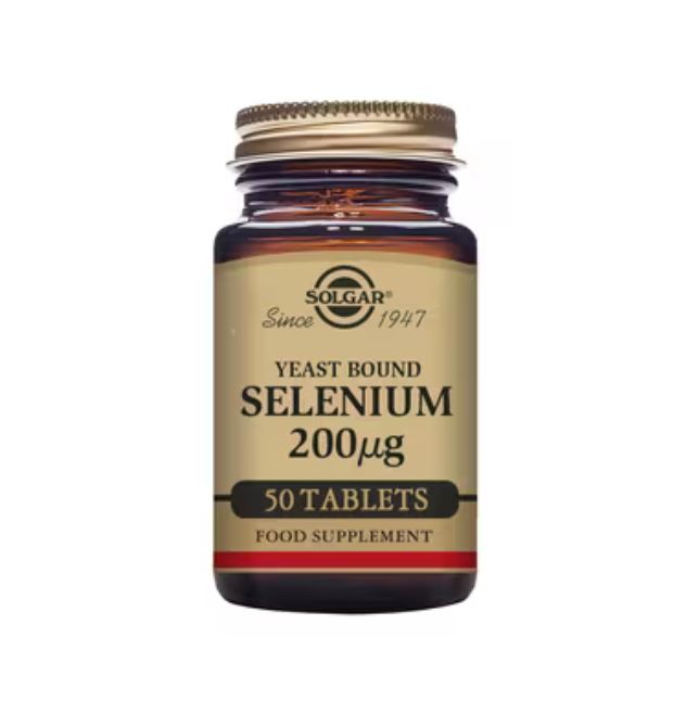 Solgar Yeast Bound Selenium 200ug 50 Tablets