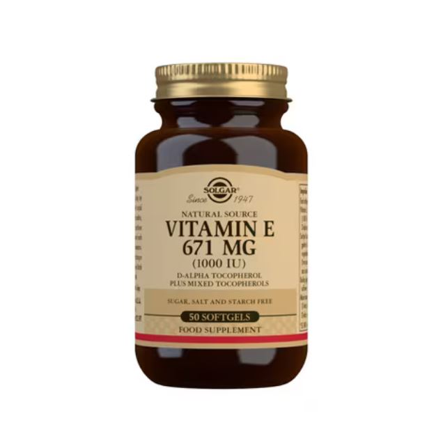 Solgar Natural Source Vitamin E 671mg (1000iu)