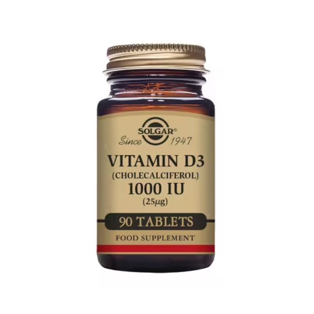 Solgar Vitamin D3 (Cholecalciferol) 1000iu (25ug)