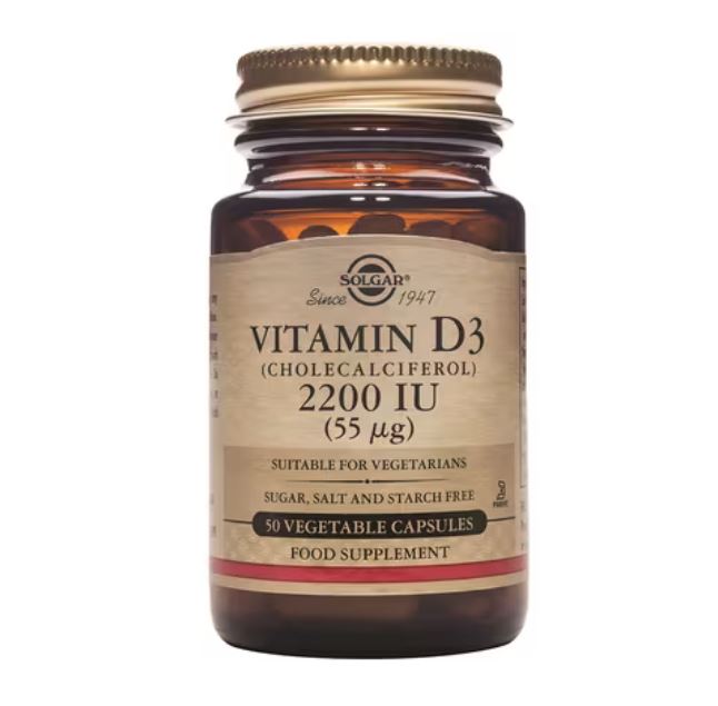 Solgar Vitamin D3 (Cholecalciferol) 2200iu (55ug)