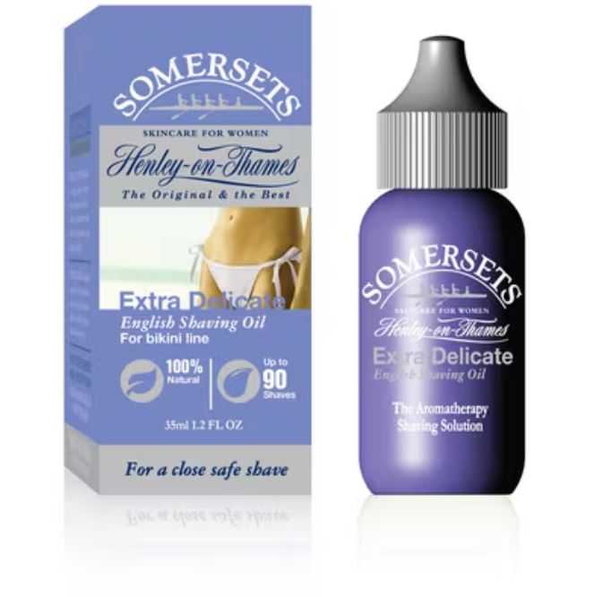 Somersets Extra Delicate English Shaving Oil For Bikini Line (Purple)