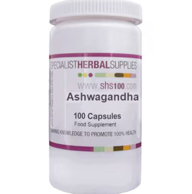 Specialist Herbal Supplies (SHS) Ashwagandha 100 Capsules