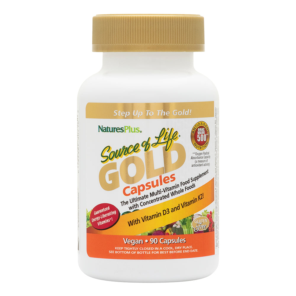 Natures Plus Source of Life GOLD Multivitamin Capsules 90s