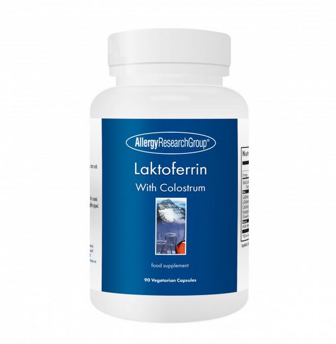 Allergy Research Laktoferrin with Colostrum – 90 Capsules