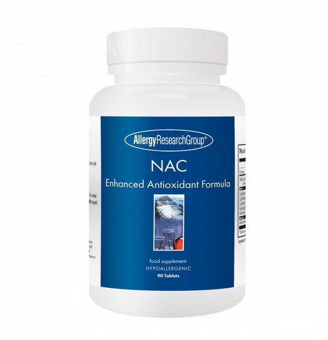 Allergy Research NAC Enhanced Antioxidant Formula – 90 Tablets