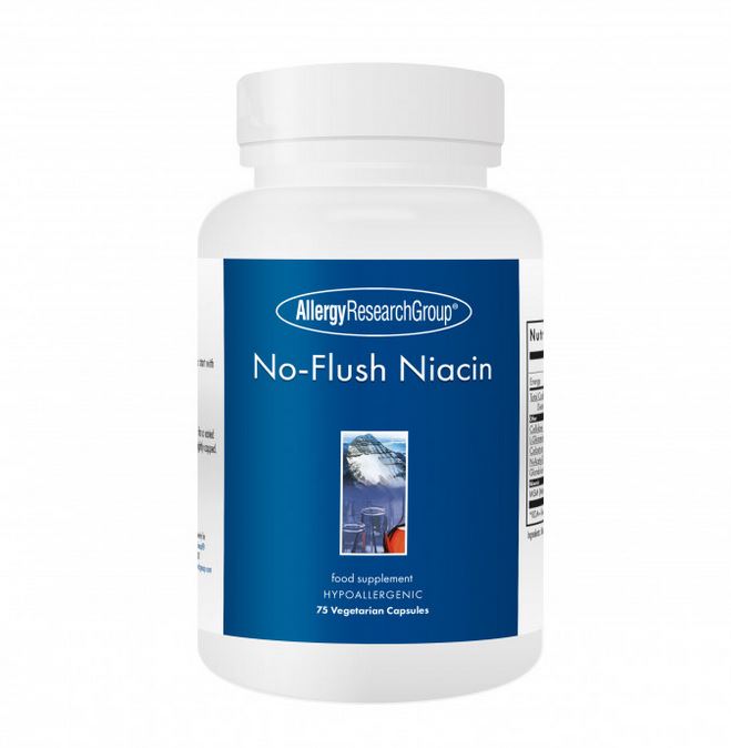 Allergy Research No-Flush Niacin – 75 Capsules