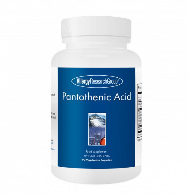 Allergy Research Pantothenic Acid – 90 Capsules