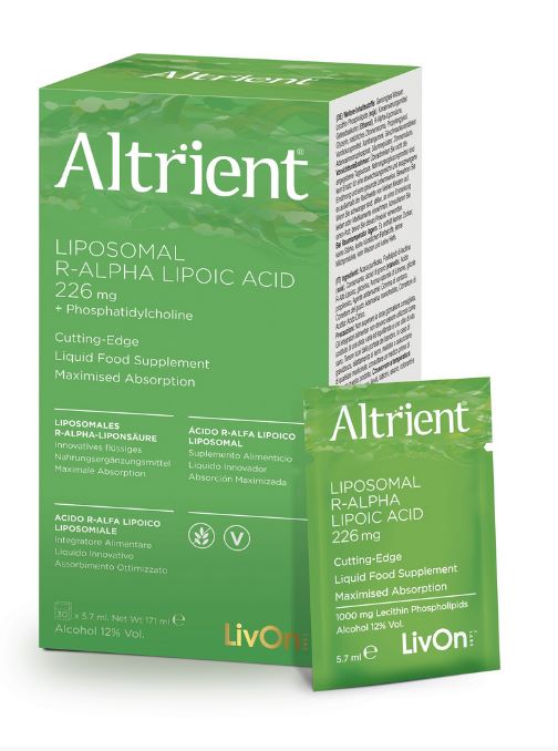 Altrient Liposomal R-Alpha Lipoic Acid 226mg 30 Sachets