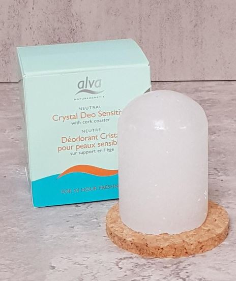 Alva Crystal Deo Sensitive + Cork Coaster 100g