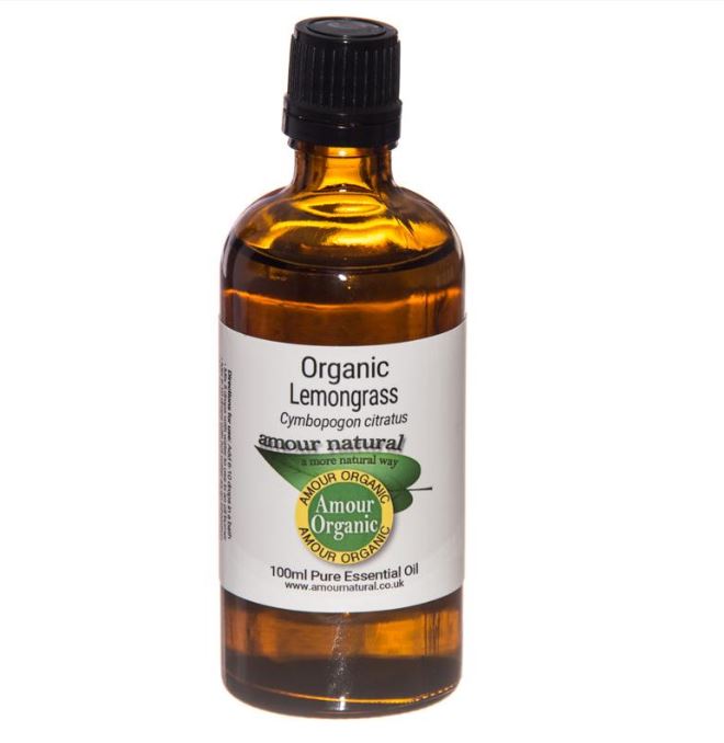 Amour Natural Organic Lemongrass Essential Oil