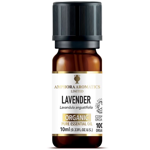 Amphora Aromatics Lavender Organic Pure Essential Oil 10ml