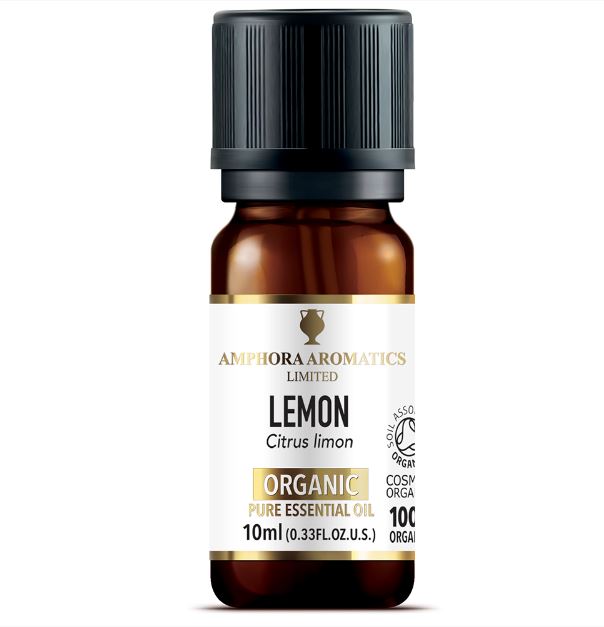 Amphora Aromatics Lemon Organic Pure Essential Oil 10ml