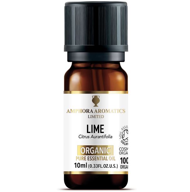 Amphora Aromatics Lime Organic Pure Essential Oil 10ml