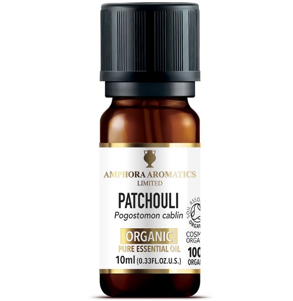 Amphora Aromatics Patchouli Organic Pure Essential Oil 10ml