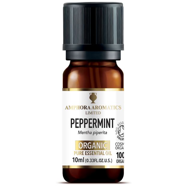 Amphora Aromatics Peppermint Organic Pure Essential Oil 10ml