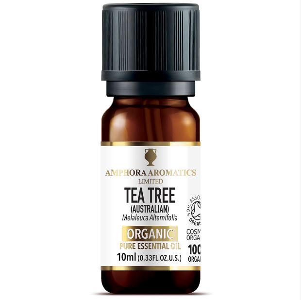 Amphora Aromatics Tea Tree Organic Pure Essential Oil 10ml